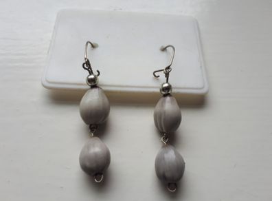Beaded earrings and bracelet set