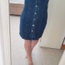 Denim Mini Dress - Size 6 Image 8