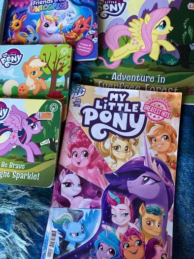 A collection of My Little Pony books