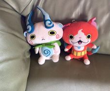 Yokai Watch Plushes Hasbro x 2
