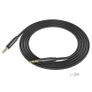 Hoco UPA19 Nylon Braid AUX Audio Cable 1M Black Image 2