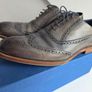 Barker Mens Grey Hand Painted Shoes Size 10.5 F Eu 44.5 Image 6