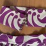 Hoss Intropia purple patterned pencil skirt with matching belt size 8 Image 4