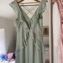 Sage Green Bridesmaids Asos dress Image 3
