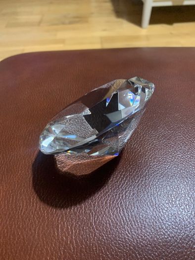Crystal Diamond Paperweight