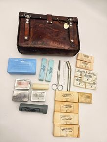 Vintage Swiss Army Medic Bag with Original contents 1991 issued Rare Collectable