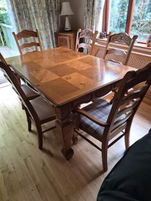 Table and chairs