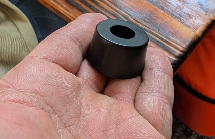 4 x black cone rubber foot pads