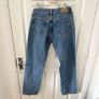 Weekday Arrow Straight Low Rise Blue Jeans 25/30 Image 8
