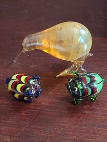 Glass miniature animals