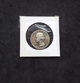 1935 USA George Washington Silver Quarter - 90% Silver, Philadelphia Mint