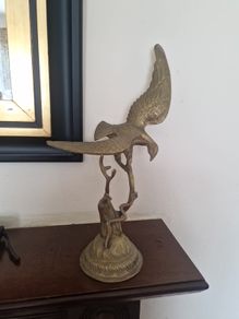 vintage brass eagle