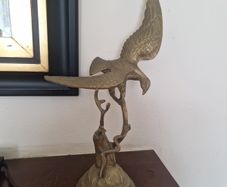 vintage brass eagle