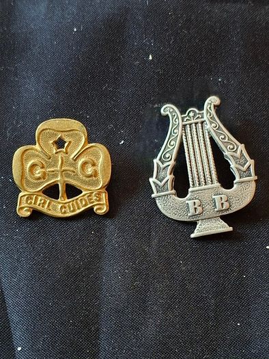 Old Masonic Medals, Girls Promise Badge, Boys' Brigade, service pins etc. sold as a lot,  Postage Available or collection