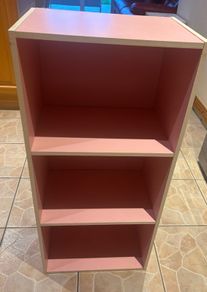 Pink bookcase