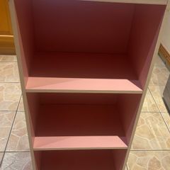 Pink bookcase