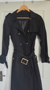 Black Savida TrenchCoat