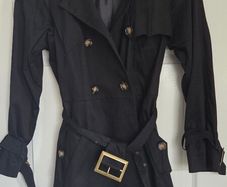 Black Savida TrenchCoat