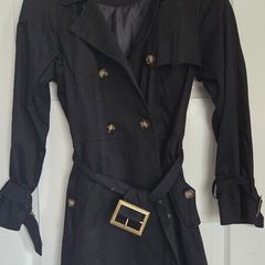 Black Savida TrenchCoat