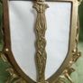 Vintage Botanical Brass Photo Frame Image 6