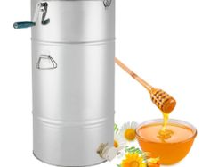 73cm honey extractor manual for 2 melario ropes, stainless steel honey puller, four frames for beekeepers