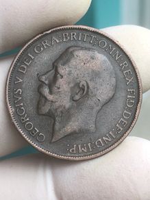 1912 H One Penny Heaton Mint