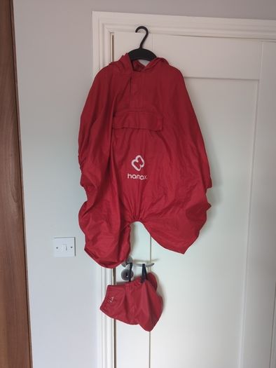 Hamax child rain poncho for bike + shoes protection