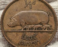 Ireland 1965 1/2d Halfpenny