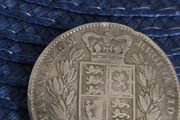 Victorian silver Crown 1845