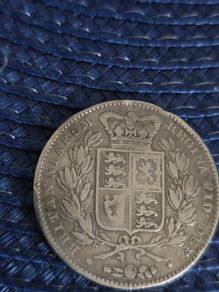 Victorian silver Crown 1845