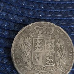 Victorian silver Crown 1845