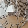 Mirrored Clock 80cm Image 3