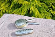 Vintage vanity brush mirror set  postage possible