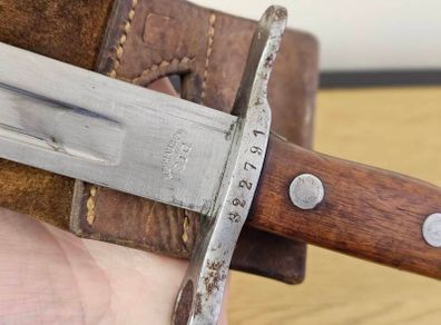 Swiss Bayonet S.I.G Circa 1920s Collectable Militaria