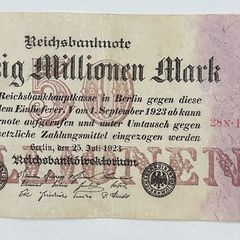 Germany 50 Million Mark 1923 Banknote