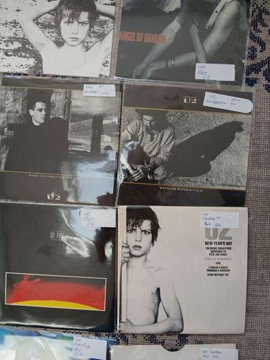 U2 7" Record lot