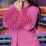 Zara Iconic Fuchsia Pink Blazer and Trousers Suit Set with Statement Feather Cuffs Image 8