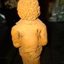 2 Large Old Vintage Terracotta Musician Figurines, Postage Available Image 9