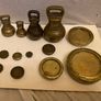 old weights Antique Brass Bell Weights Image 4