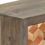 TV Cabinet Grey 120x30x40 cm Solid Mango Wood Image 6