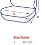 Waterproof Car Front/Rear Seat Covers Tear Resistant Fabric in Black (Front Black) Image 3