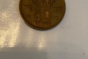 1970 Belgian 50 centimes