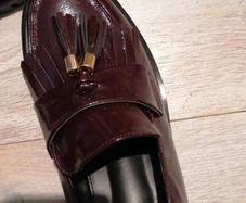 burgundy shoes size 39