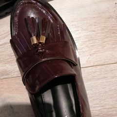 burgundy shoes size 39