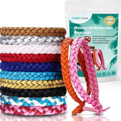 Mosquito Repellent Bracelet 15 Pack, PandyCare Mosquito Bands for Adults, Kids & Babies - Premium Quality, DEET-Free Natural Wristbands, Protection Insects up to 300 Hours