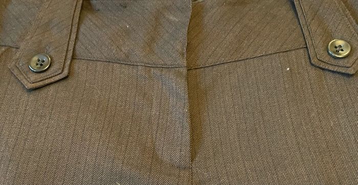 Women's Brown crop trousers, size 8