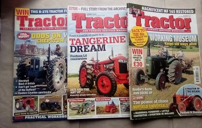 Three Tractor & Farming Heritage Magazines