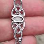 Vintage Sterling silver and White opal brooch Image 9