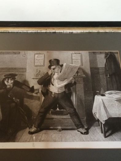 Robert Buss The Monopolist Lithograph Print 1841