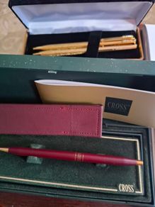 Cross pen and Gold tone set